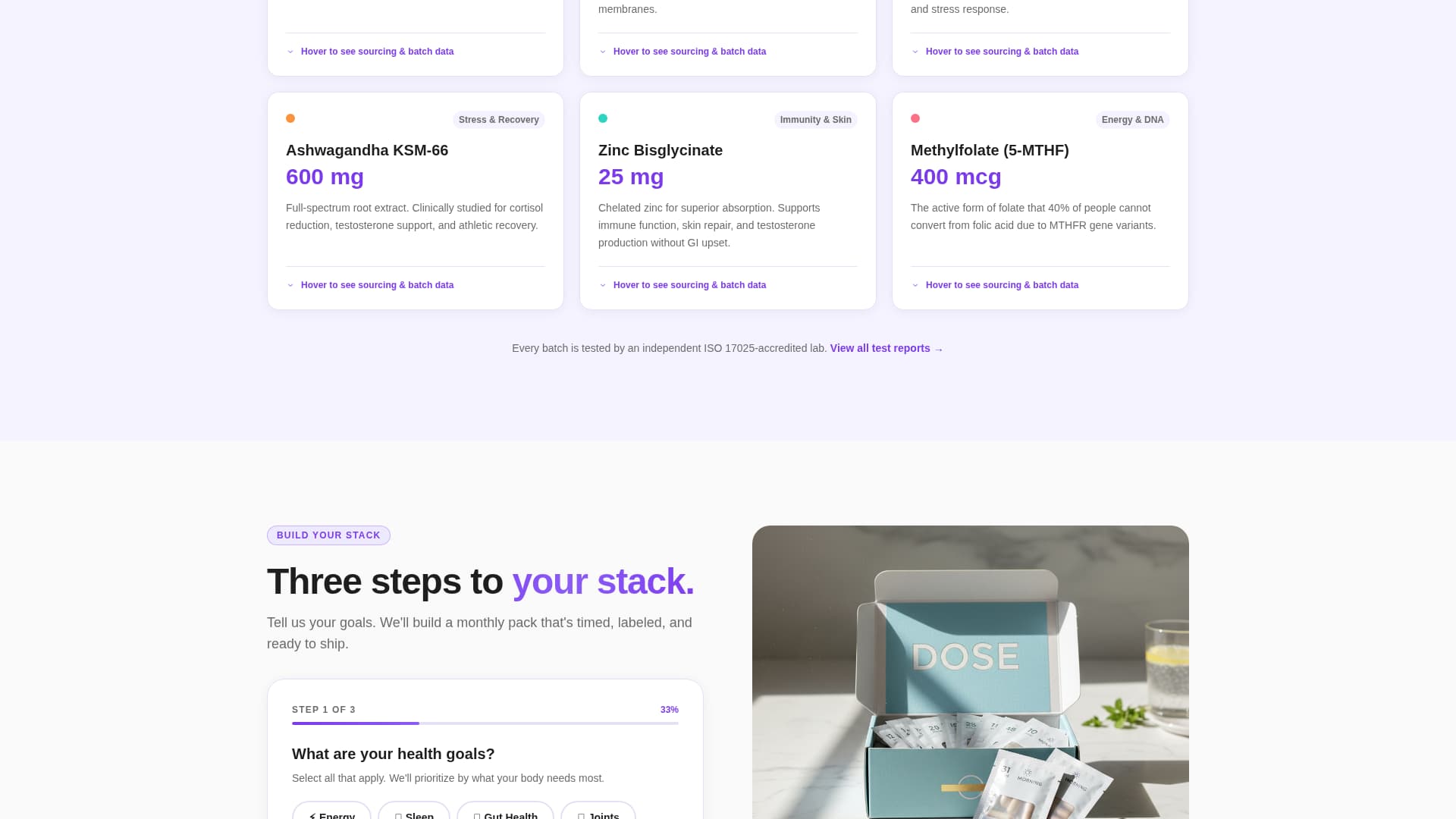 Subscription Box Services Professional Website Template