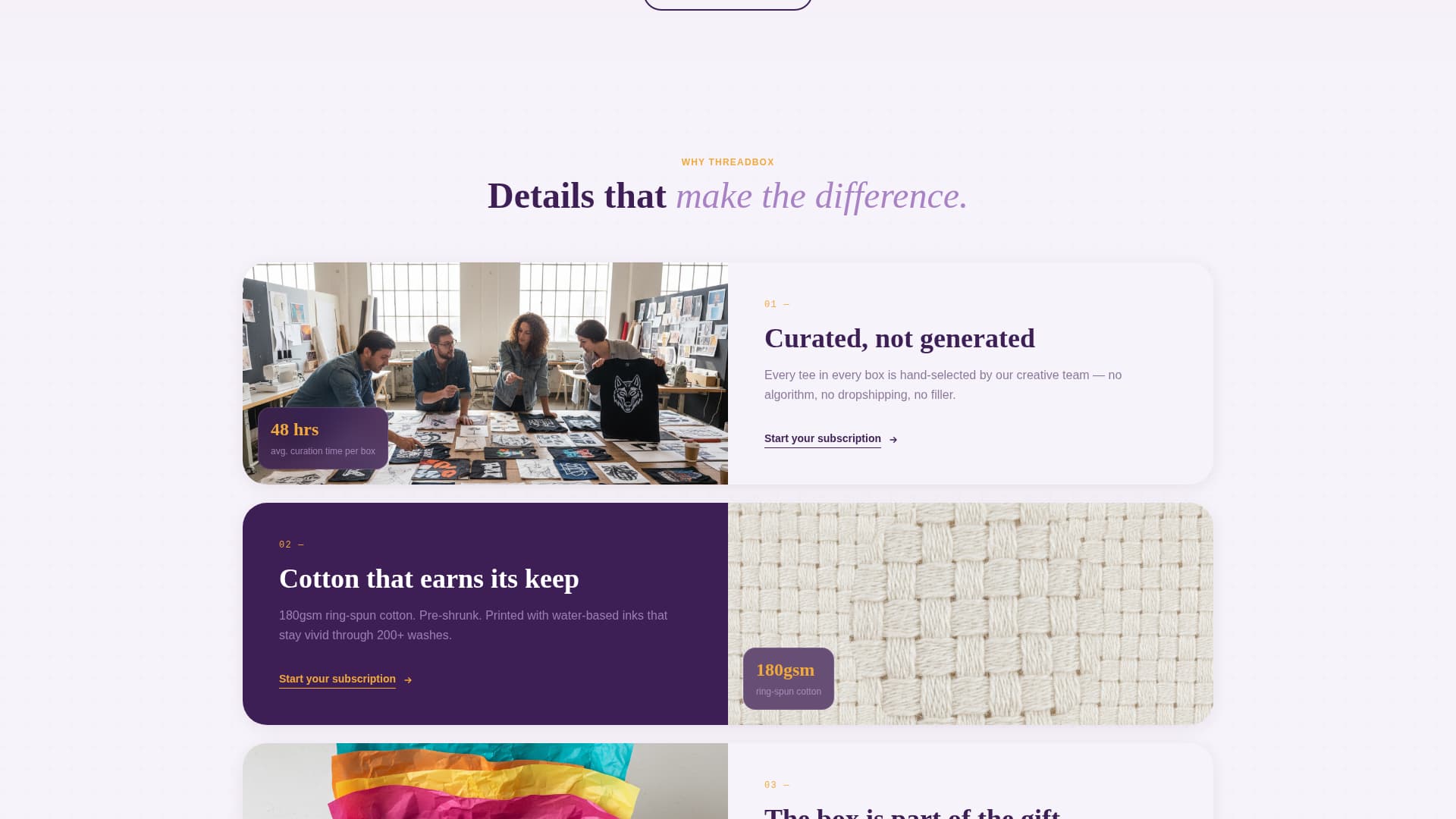 Subscription Box Services Pre-Launch & Coming Soon Website Template