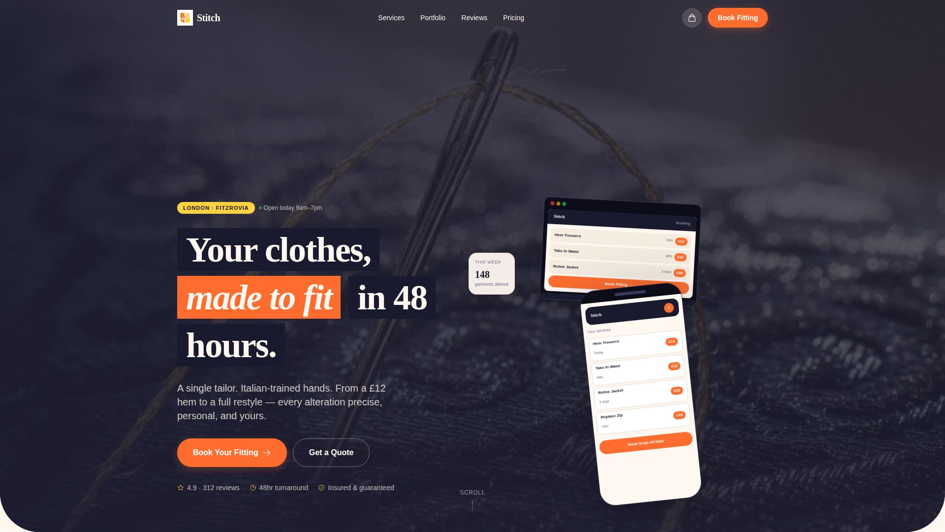 Local Brick & Mortar Business Appointment Booking Website Template