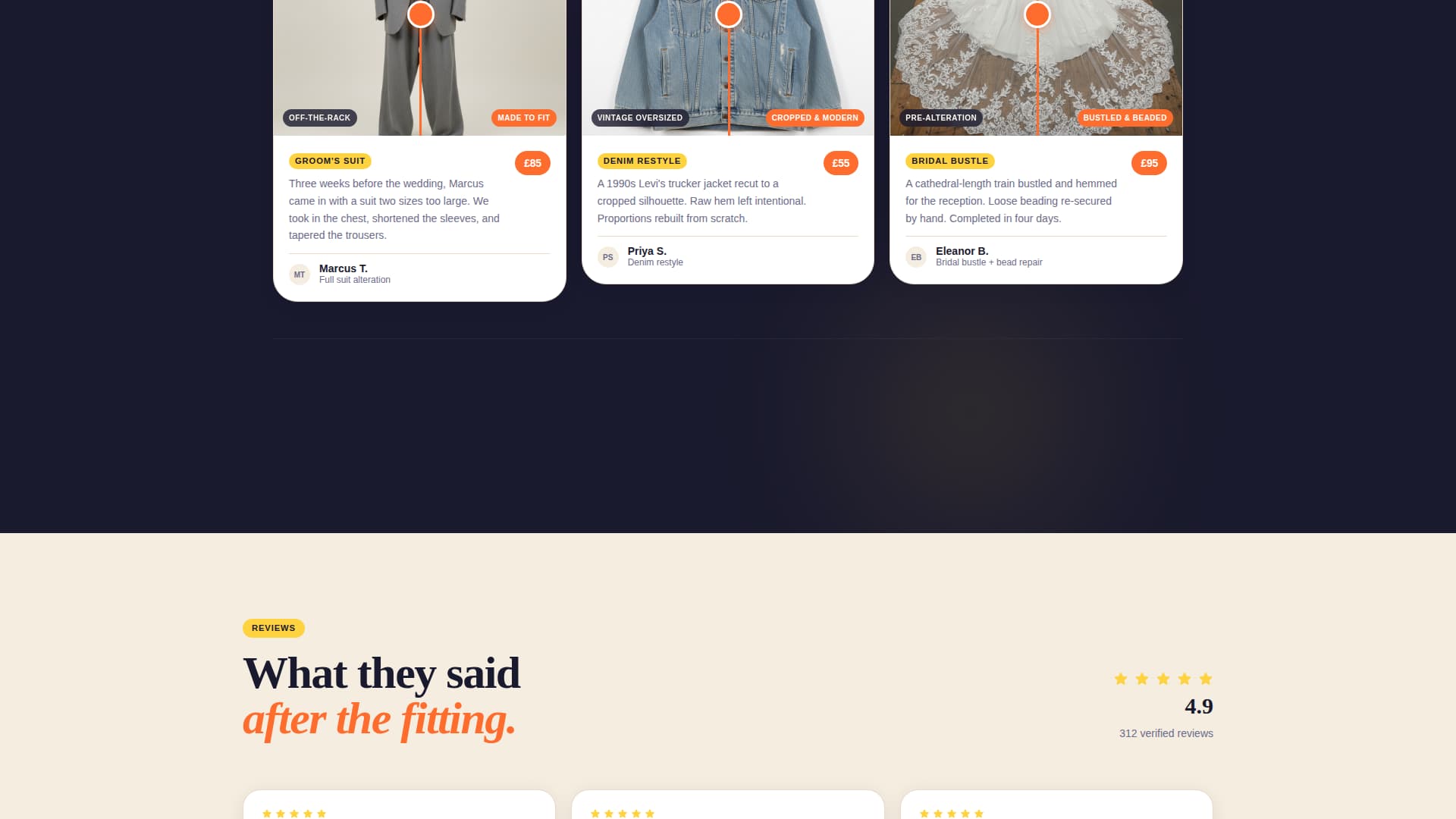Local Brick & Mortar Business Appointment Booking Website Template