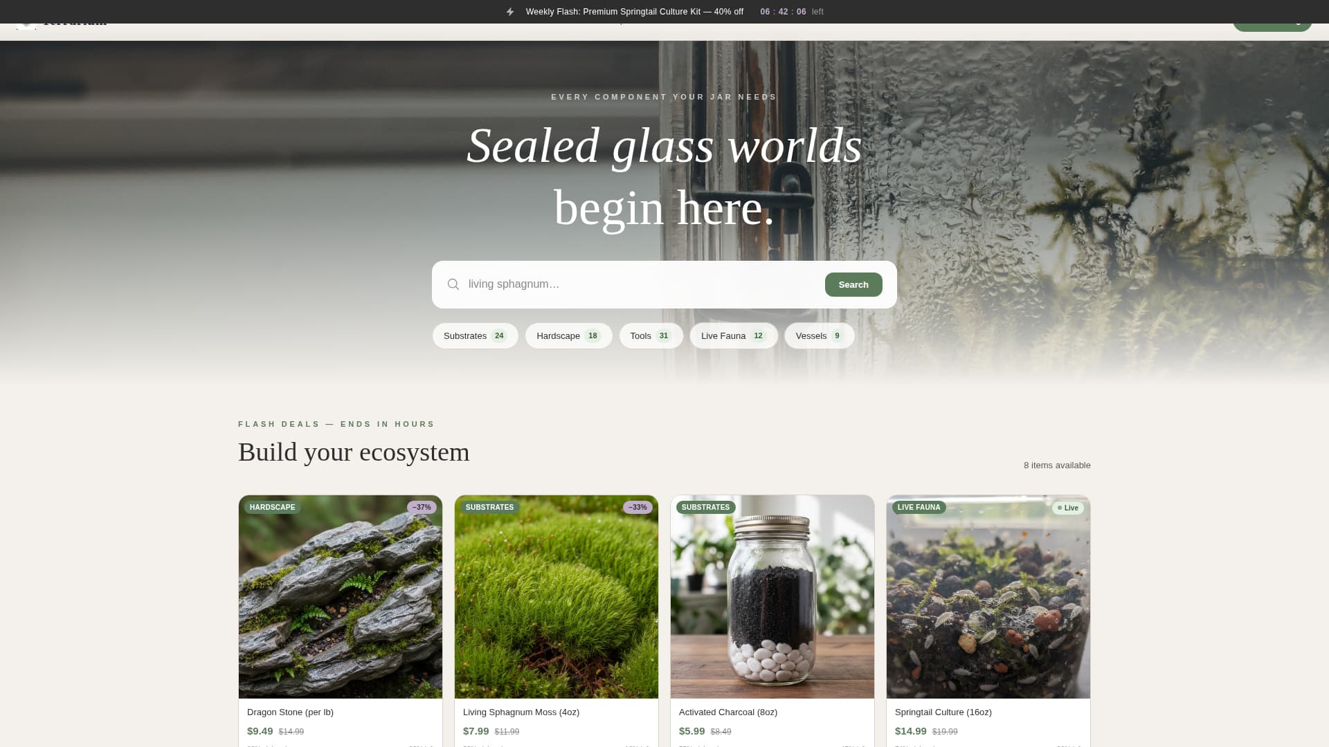 Hobby & Passion Supplies Professional Website Template
