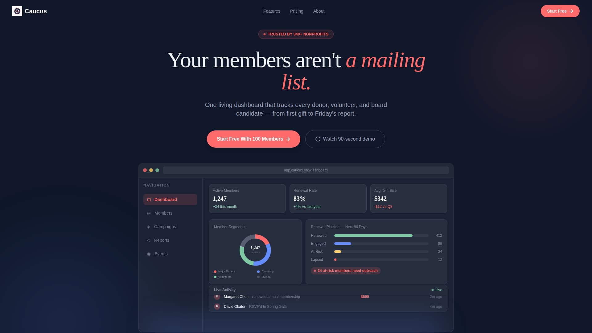 Nonprofit Digital Presence Professional Website Template