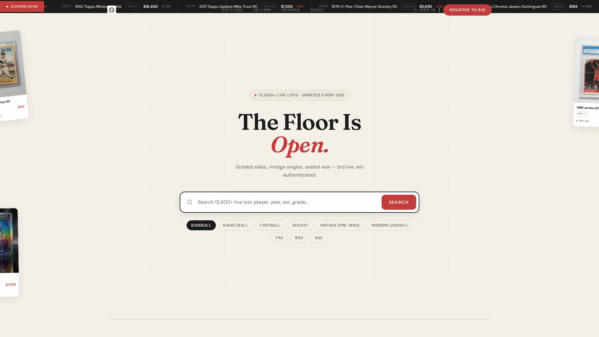 Premium Auction Platforms & Types Professional Website Template