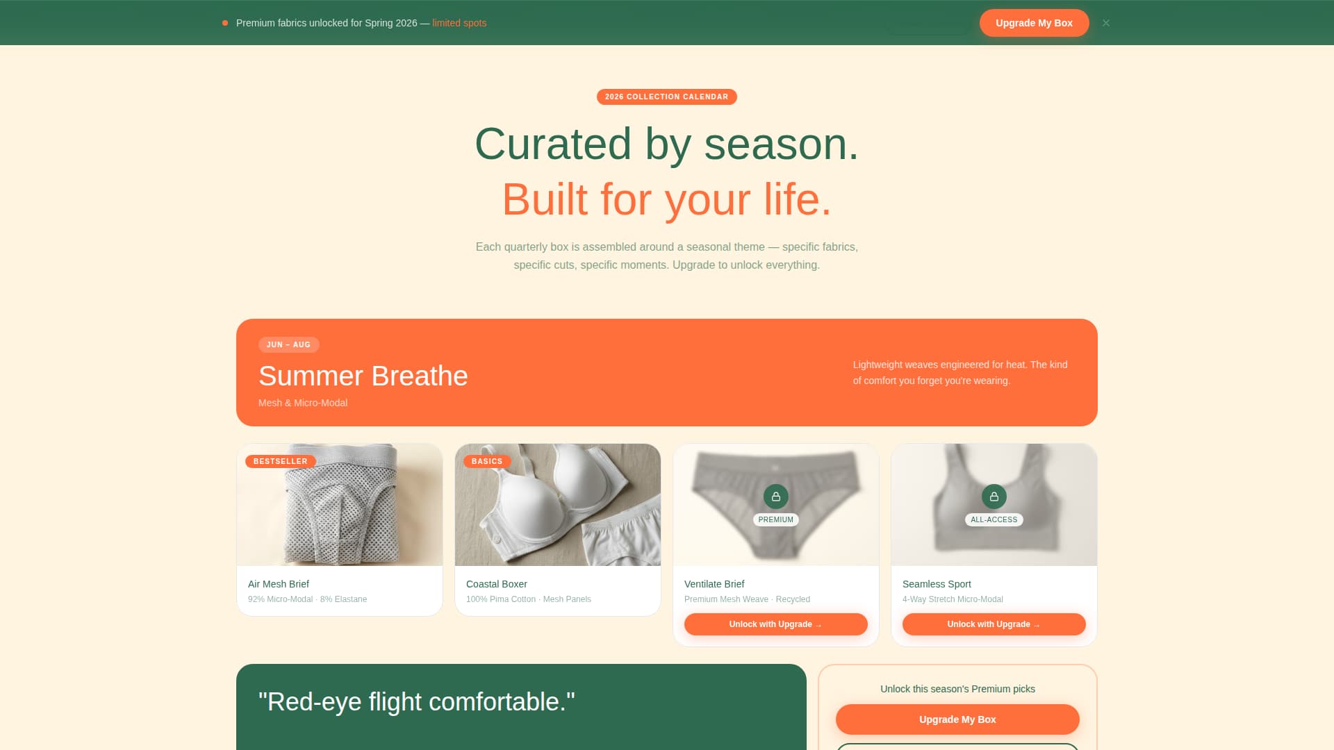 Expert Subscription Box Services Pricing & Packages Website Template