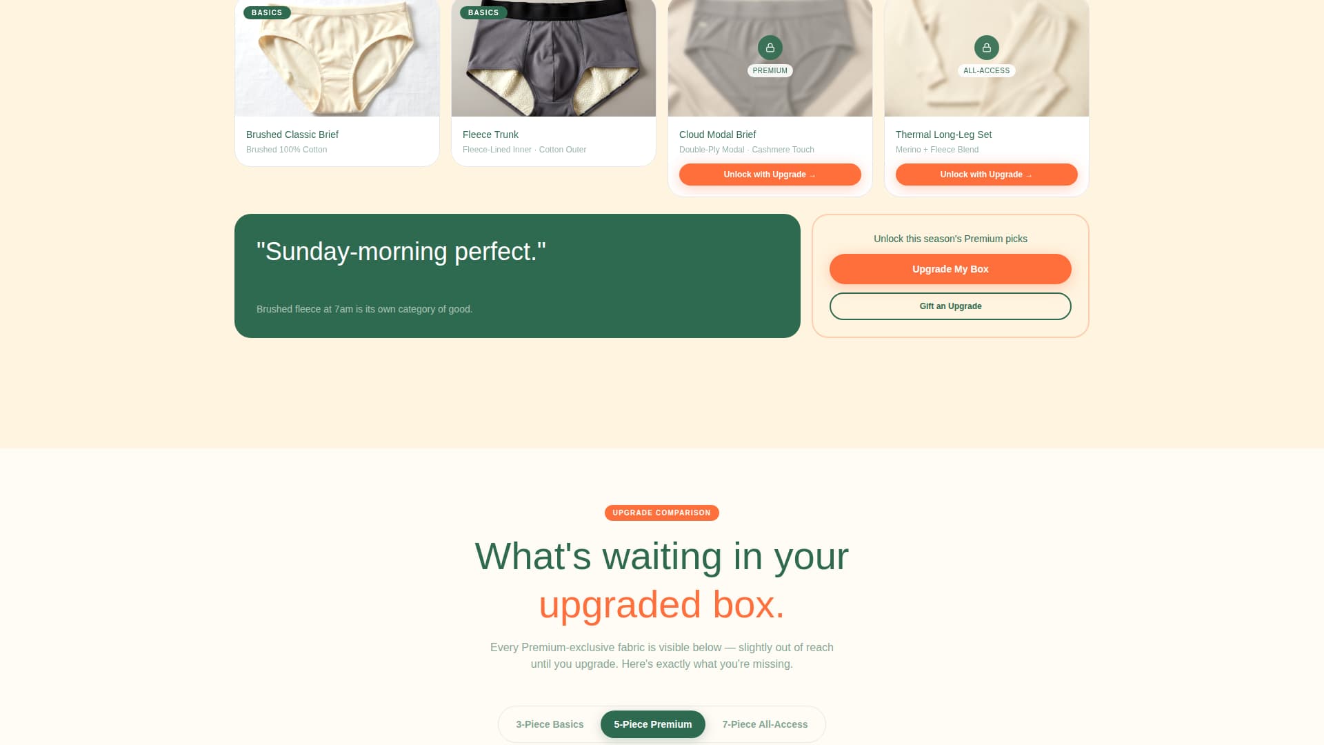 Expert Subscription Box Services Pricing & Packages Website Template