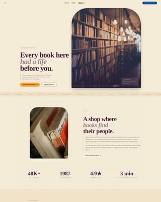 Local Brick & Mortar Business Professional Website Template