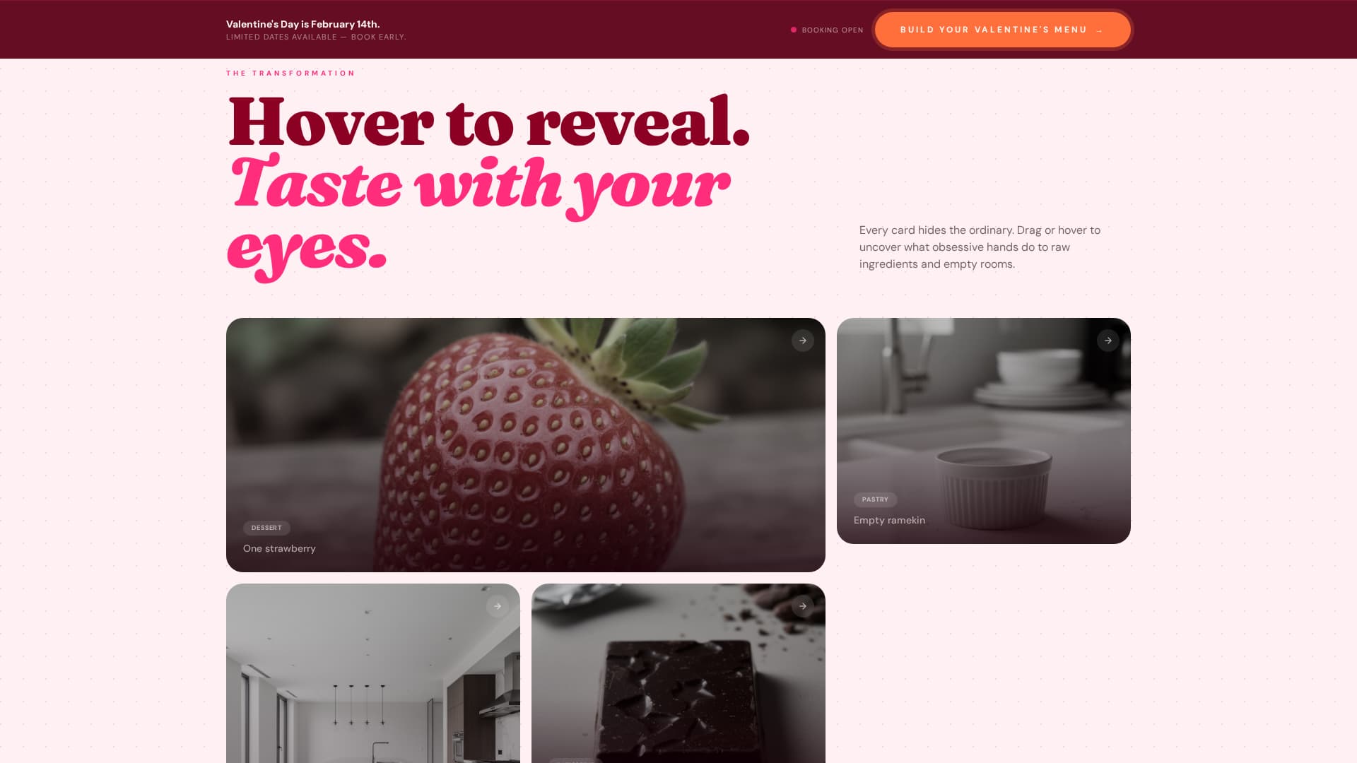 Amore - Irresistible Catering Landing Page Template