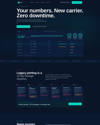 Port - Instant Portability Landing Page Template