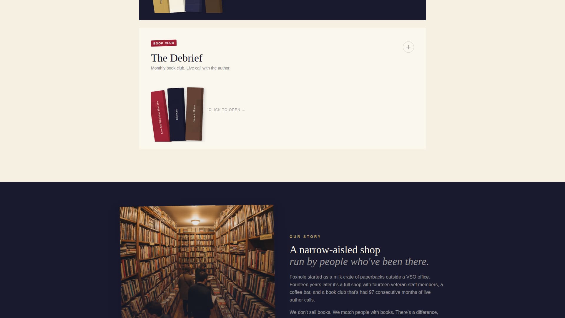 Foxhole - Curated Veteranowned Landing Page Template