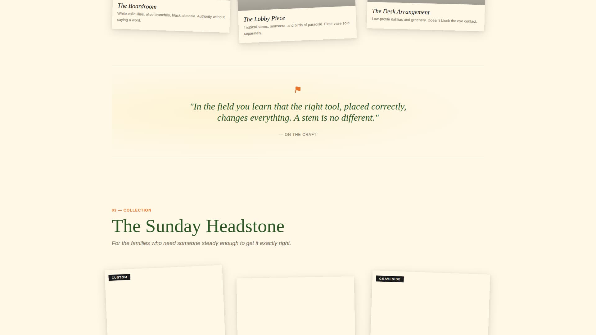Bloom - Veteranowned Florist Landing Page Template