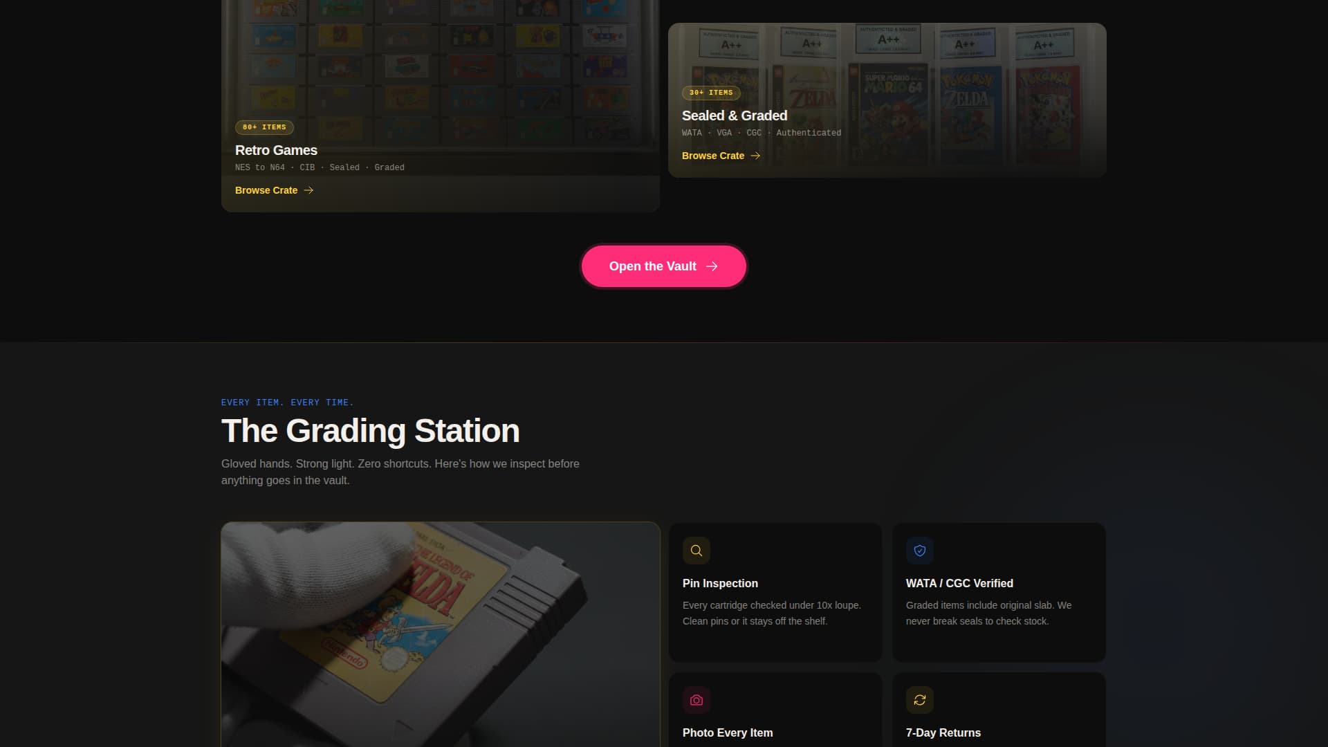 Loot - Electrifying Collectibles Landing Page Template