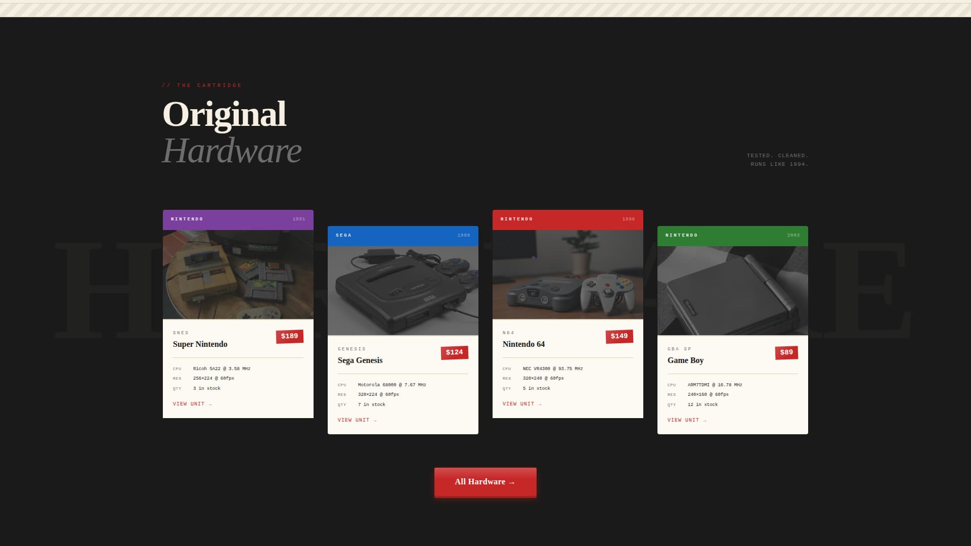 Local Brick & Mortar Business Professional Website Template