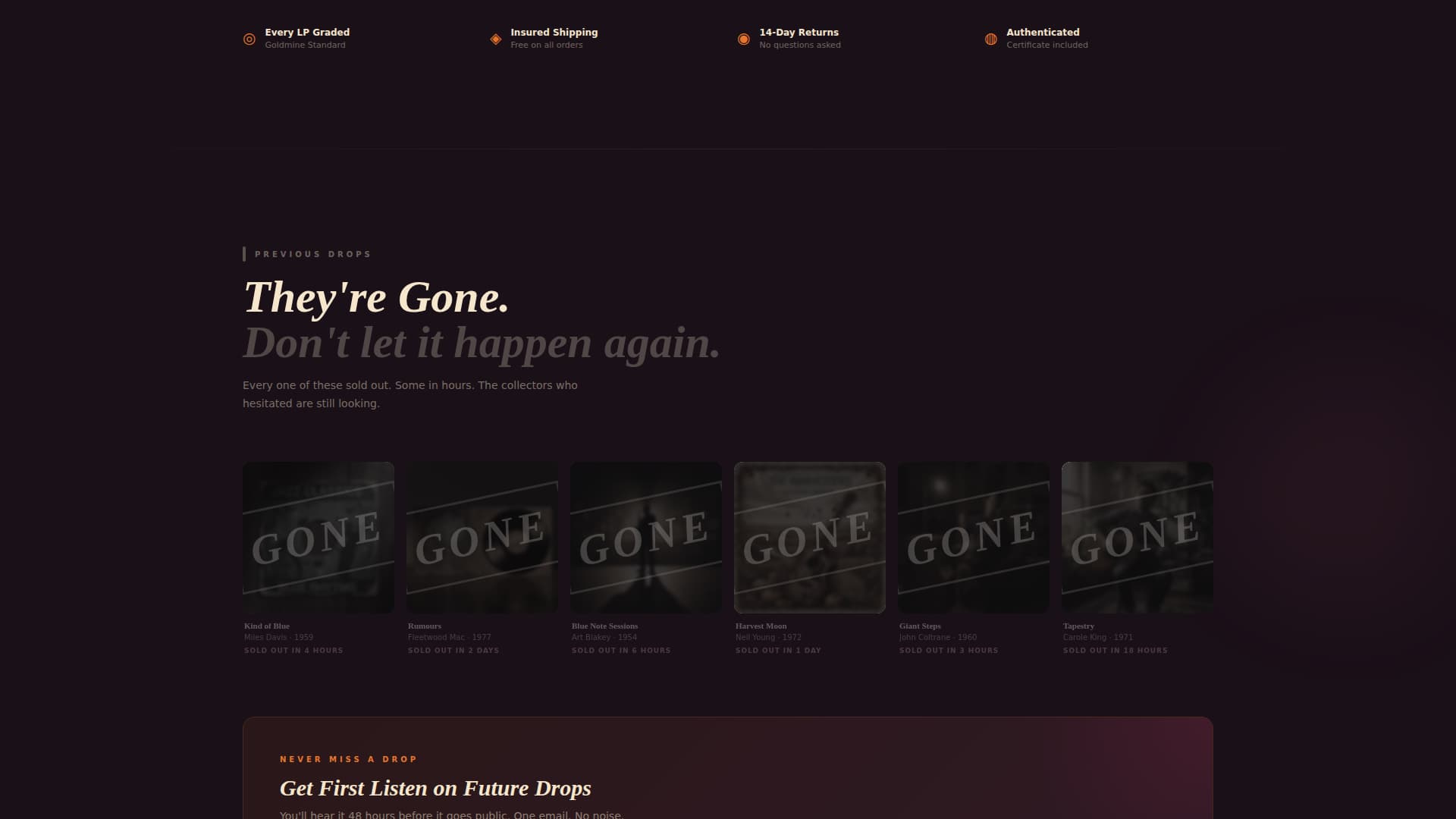 Groove - Neoretro Pressing Landing Page Template
