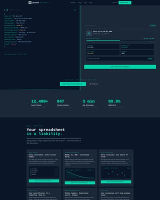 Optometry Software Professional Website Template