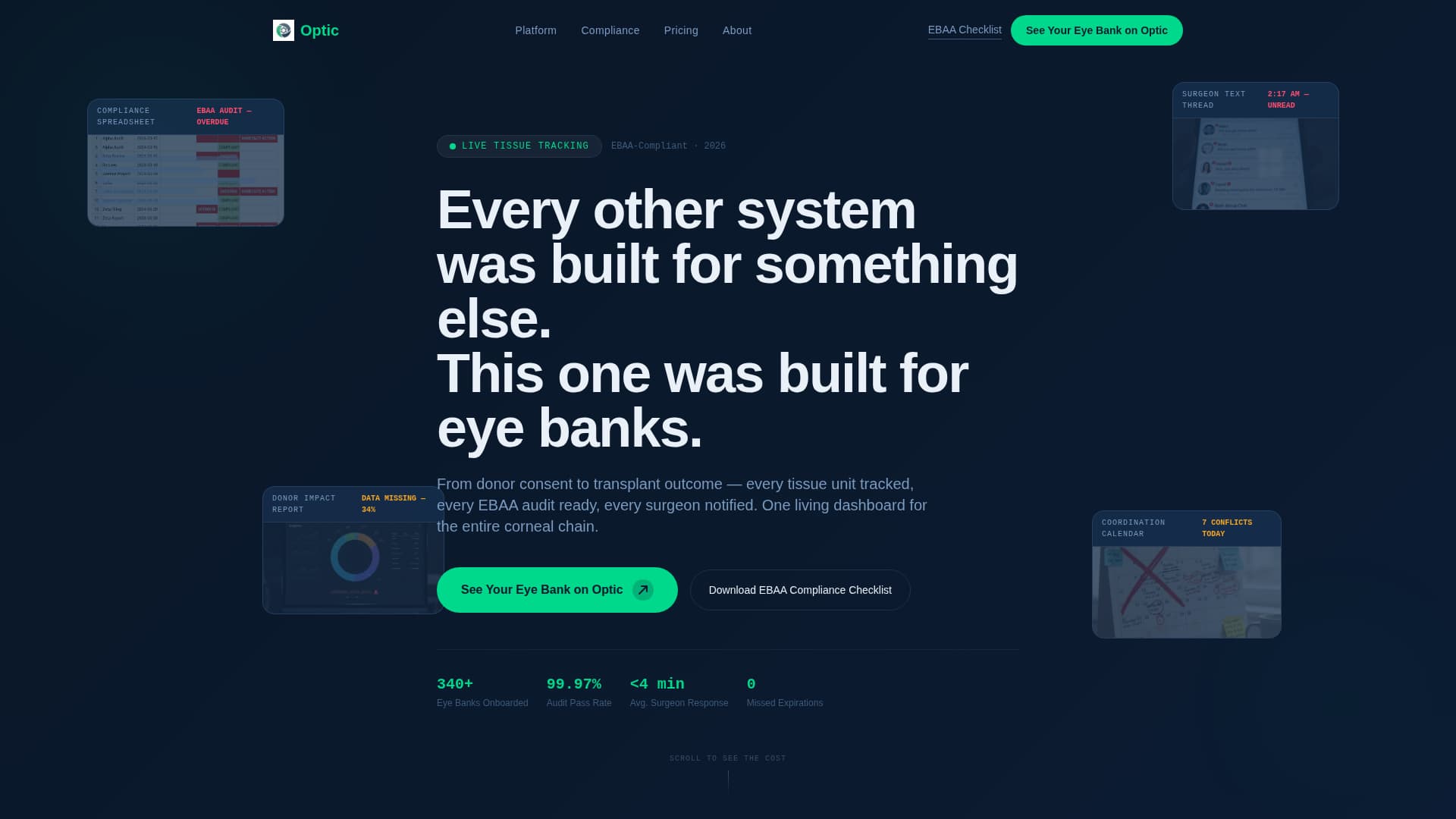 Optometry Software Comparison Website Template
