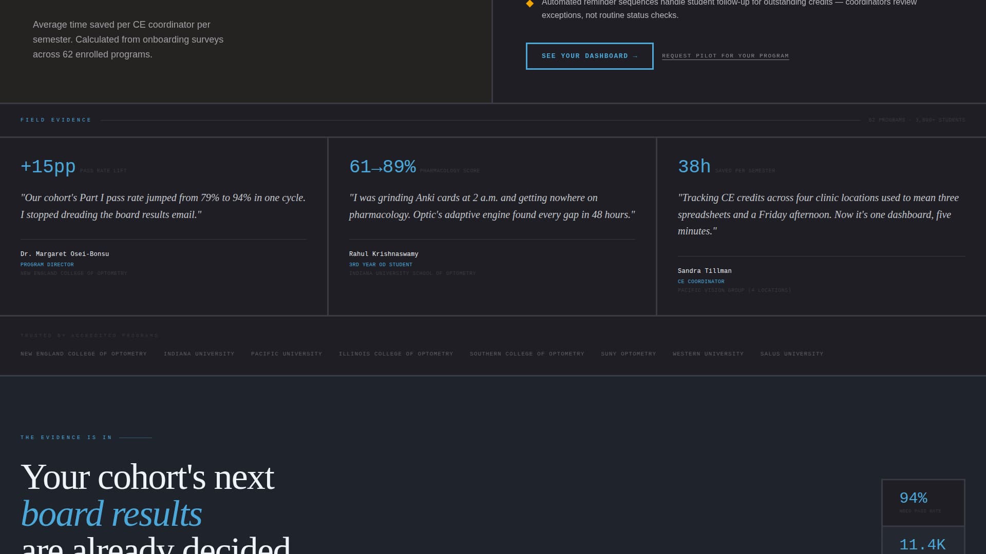Expert Optometry Software Professional Website Template