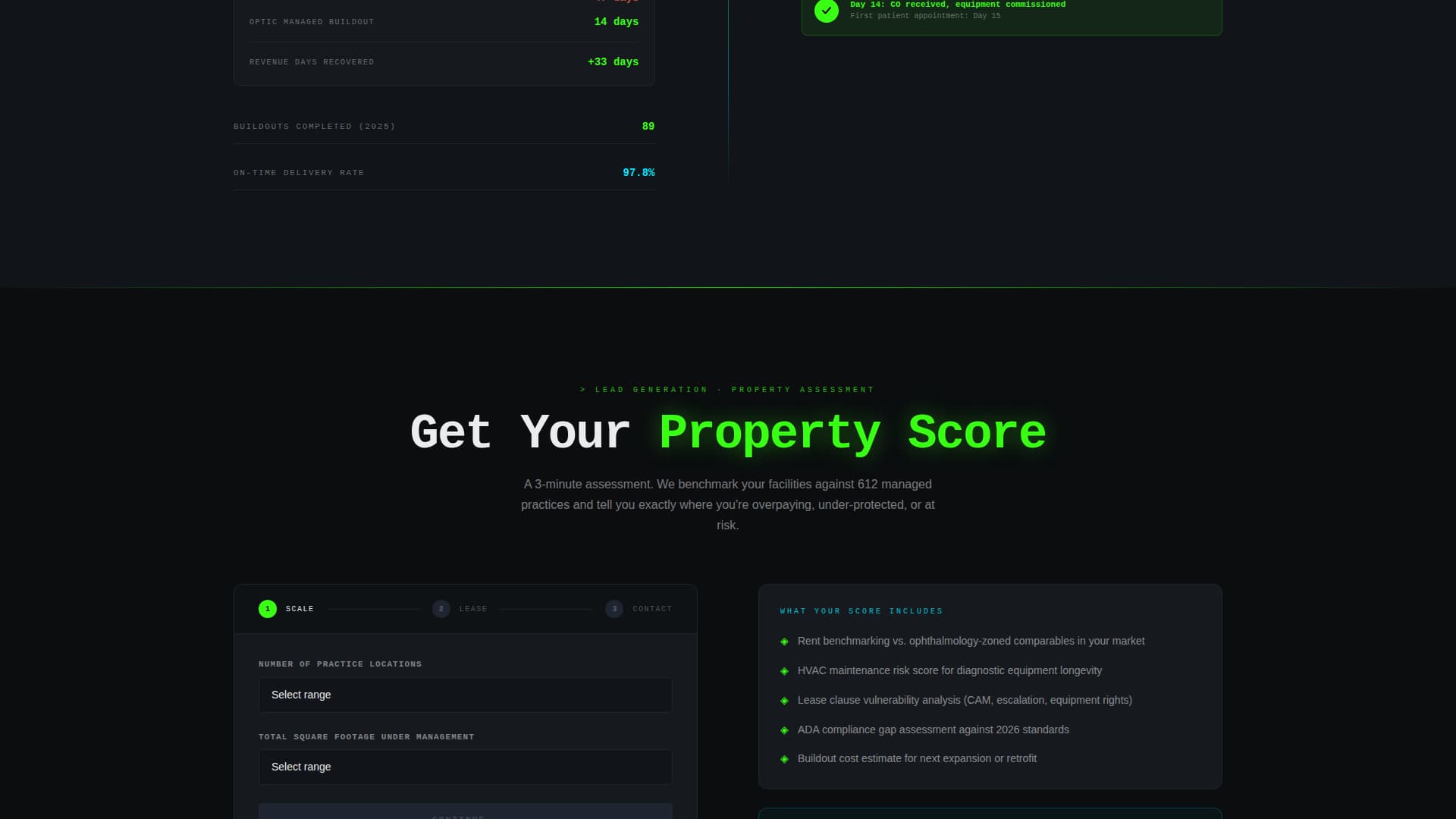 Complete Optometry Software Professional Website Template