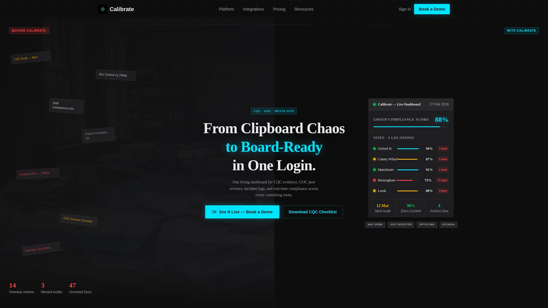 Optometry Software Privacy Policy & Terms Website Template