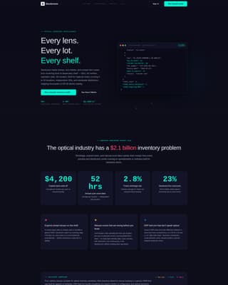Specialist Optometry Software Comparison Website Template