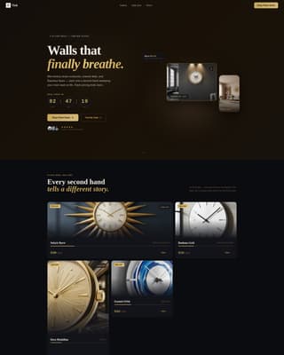 Home Décor & Lifestyle Portfolio & Case Study Website Template