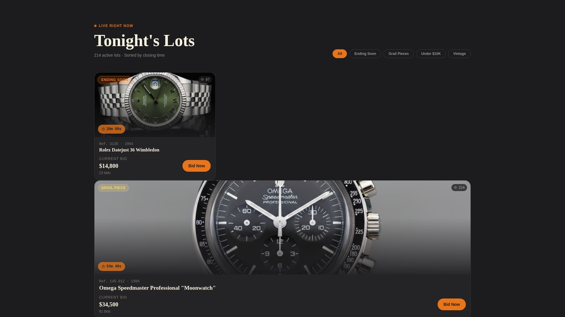 Auction Platforms & Types Pre-Launch & Coming Soon Website Template