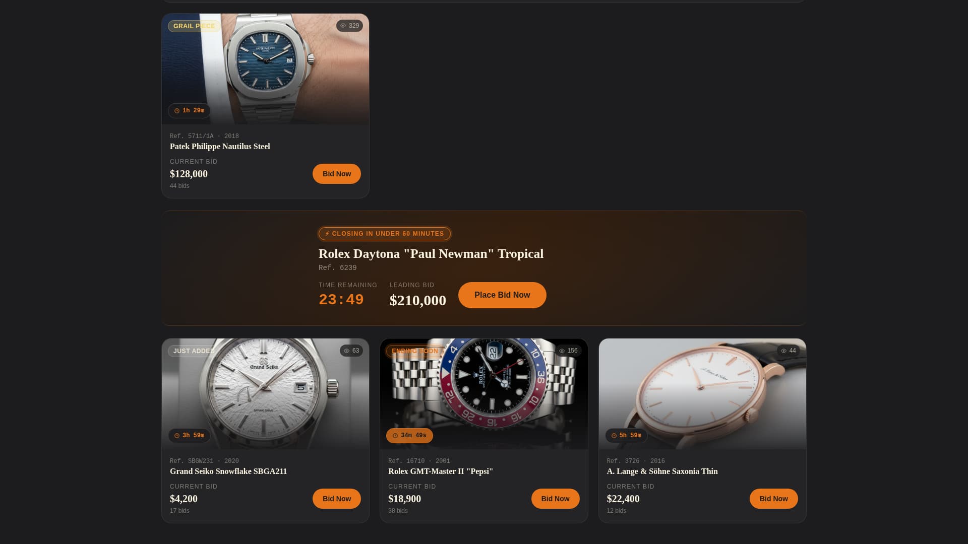 Auction Platforms & Types Pre-Launch & Coming Soon Website Template