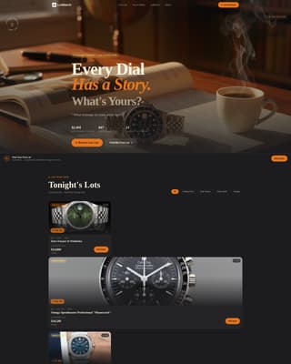 Auction Platforms & Types Pre-Launch & Coming Soon Website Template