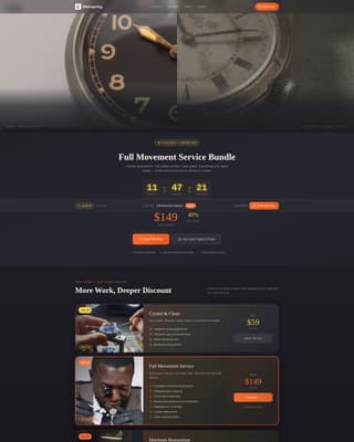 Local Brick & Mortar Business Appointment Booking Website Template