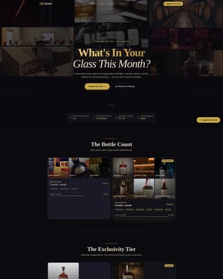 Specialist Subscription Box Services Comparison Website Template
