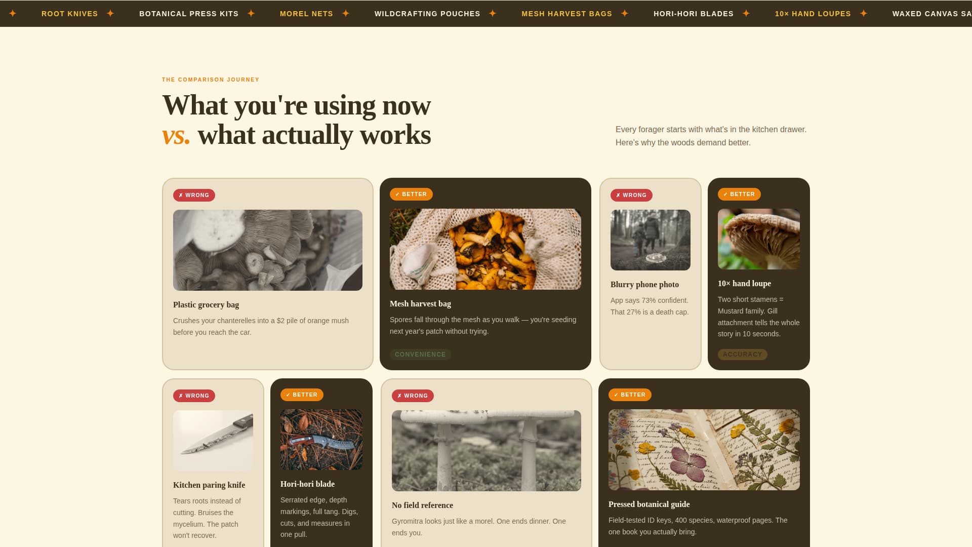 Hobby & Passion Supplies Comparison Website Template
