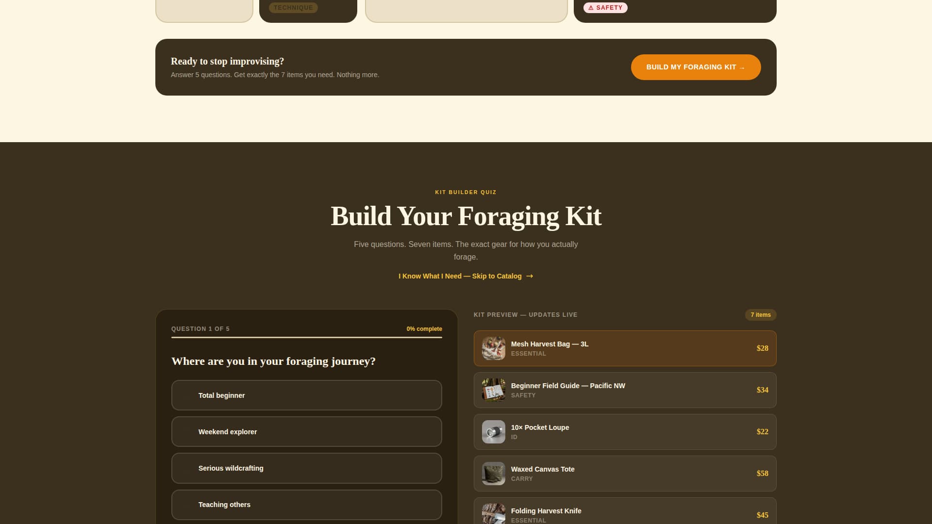 Hobby & Passion Supplies Comparison Website Template