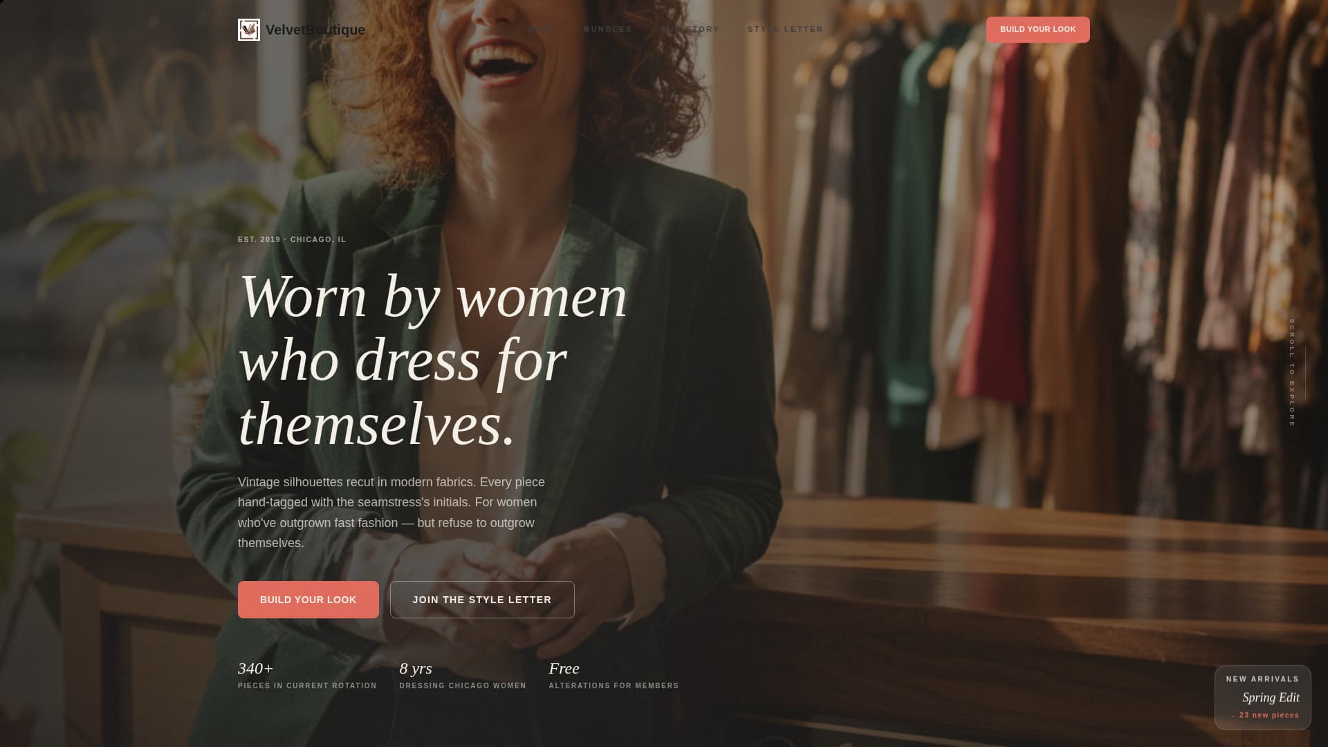 Thread - Boutique Womensfashion Landing Page Template