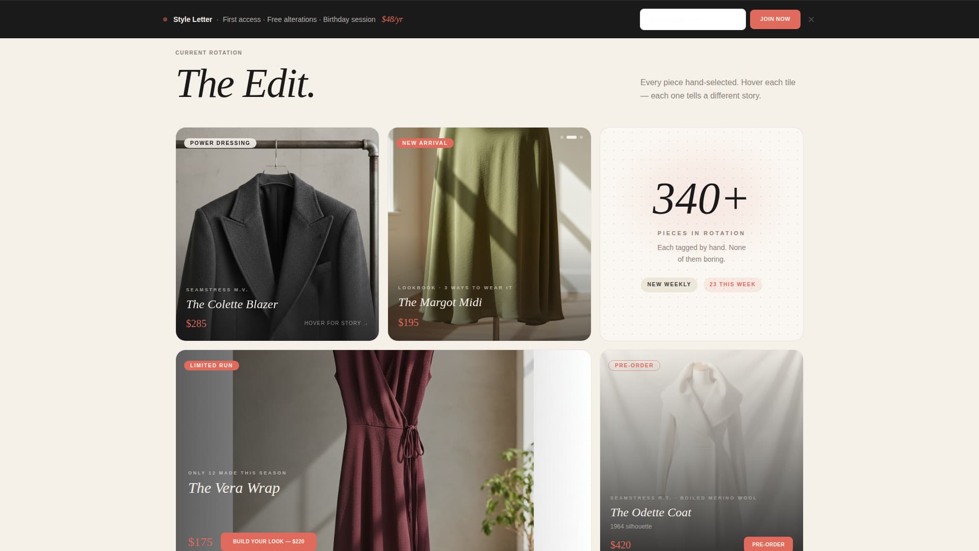 Thread - Boutique Womensfashion Landing Page Template