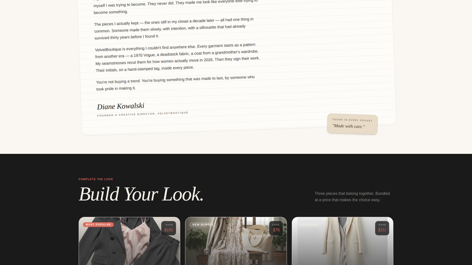Thread - Boutique Womensfashion Landing Page Template