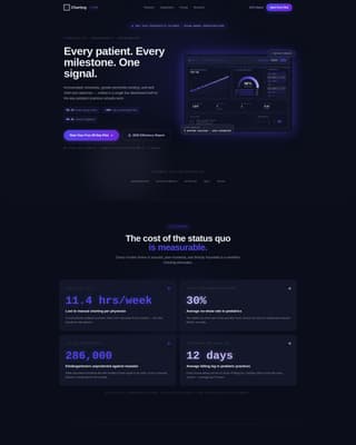 Pediatric Vertical SaaS Reviews & Social Proof Website Template