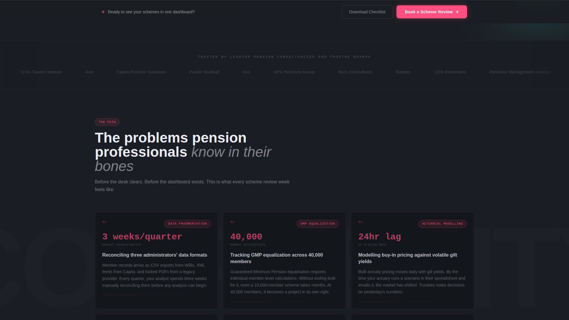 Vestment - Powerful Pensionmanagement Landing Page Template