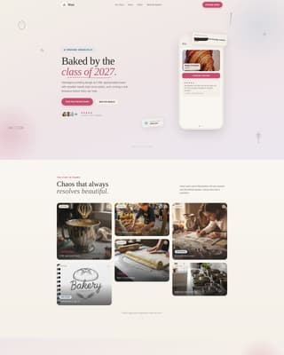 Knead — Heritage Artisan Bread Landing Page Template