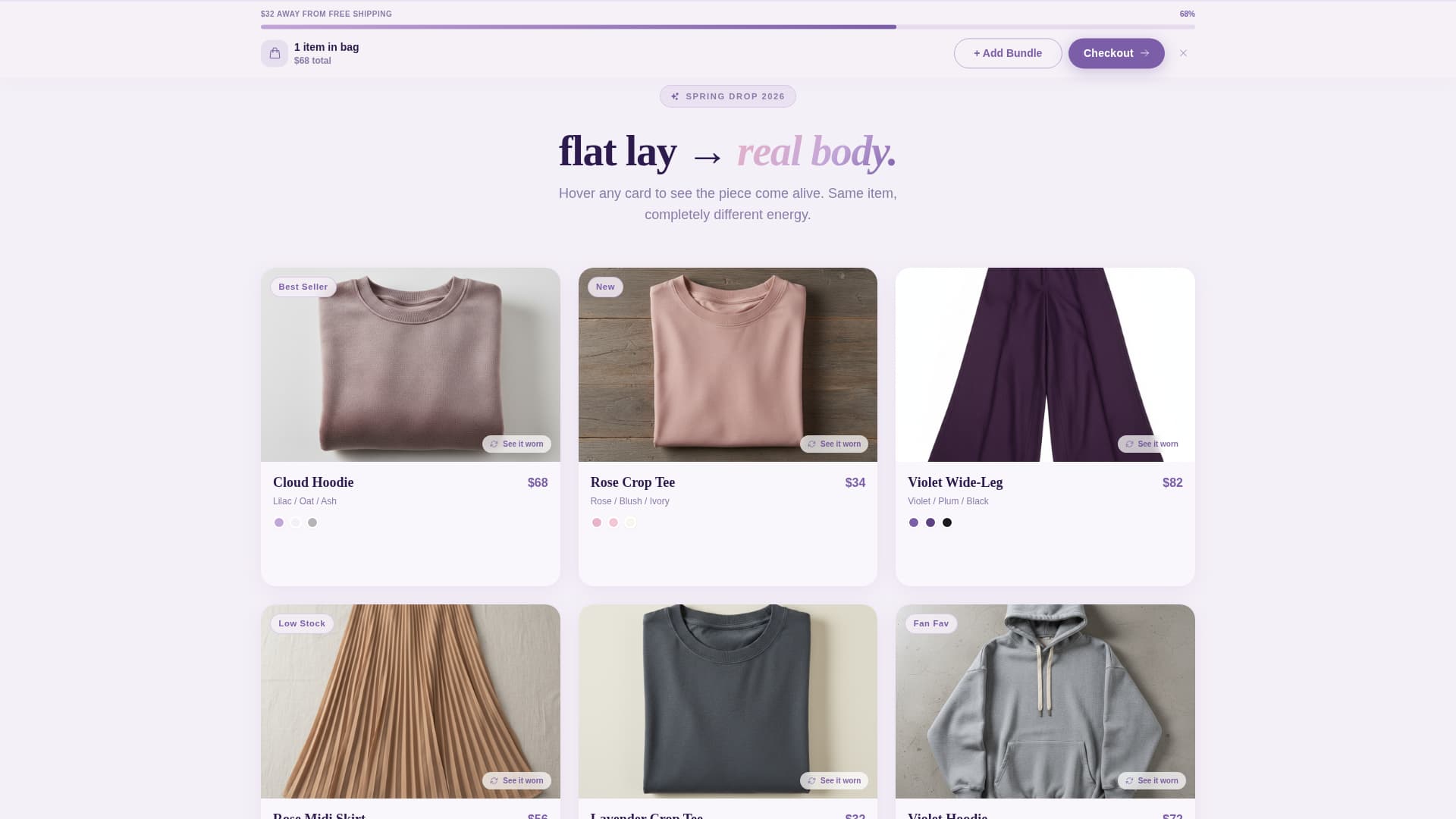 Drip - Trendsetting Streetwear Landing Page Template