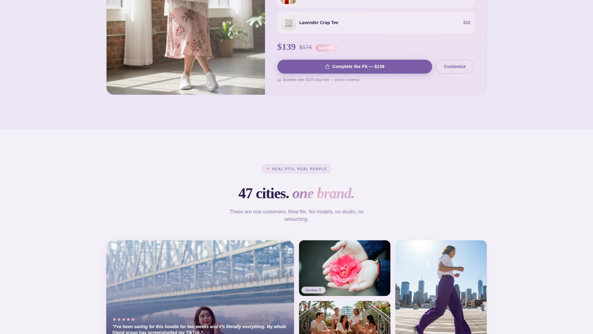 Drip - Trendsetting Streetwear Landing Page Template