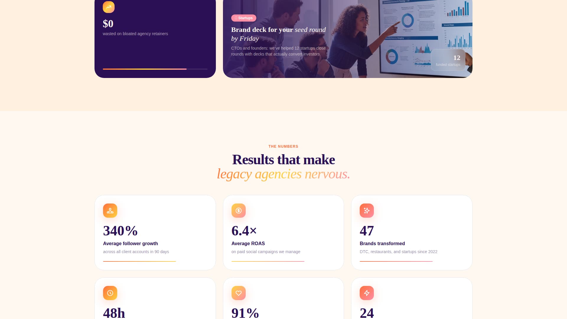 Hustle - Bold Youthmarketing Landing Page Template