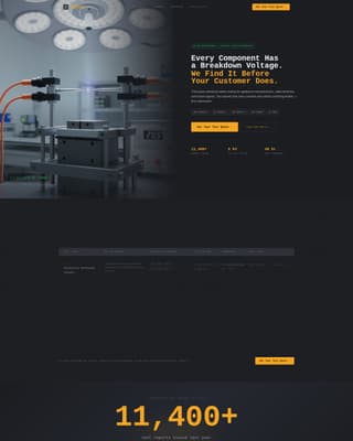 Certify - Precision Compliance Landing Page Template