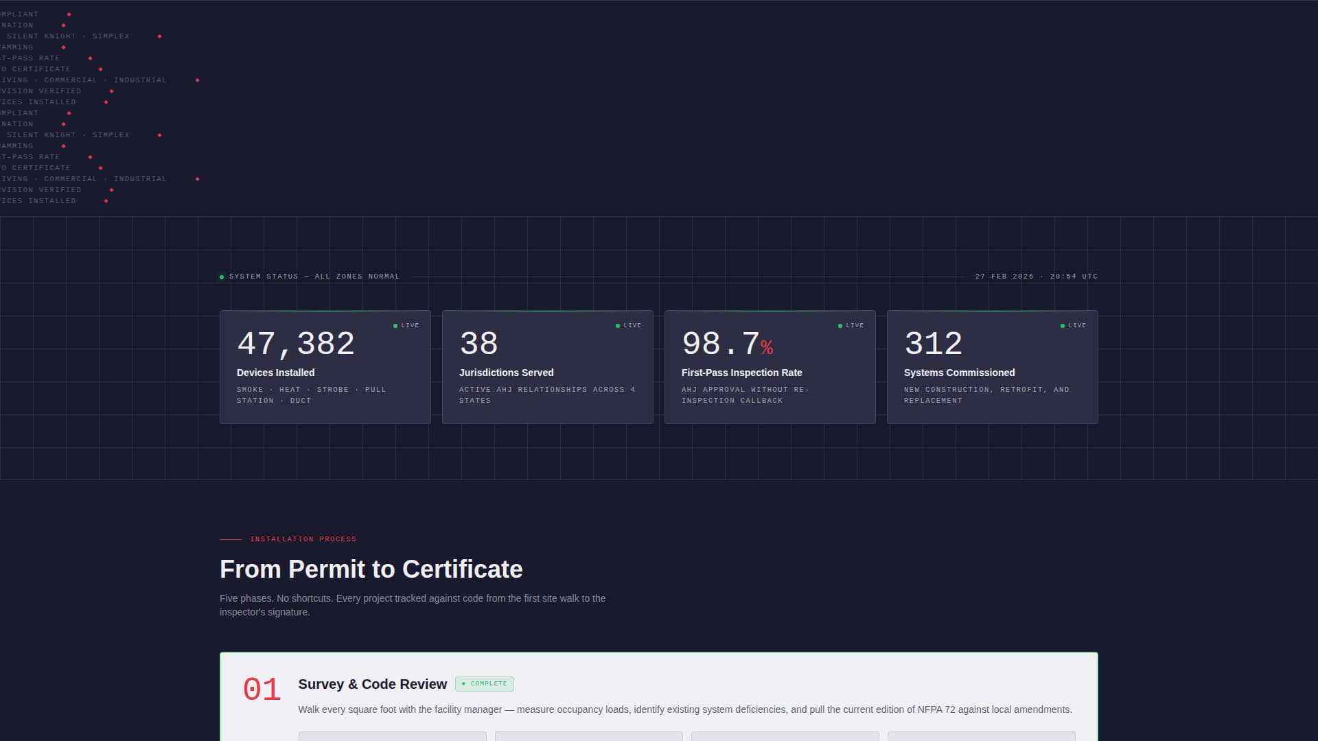 Fire Safety & Prevention Appointment Booking Website Template