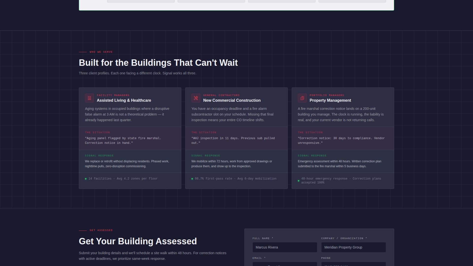 Fire Safety & Prevention Appointment Booking Website Template