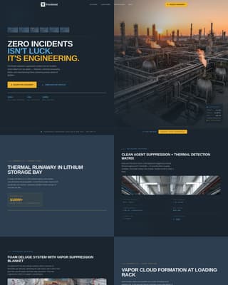 Fire Safety & Prevention Privacy Policy & Terms Website Template