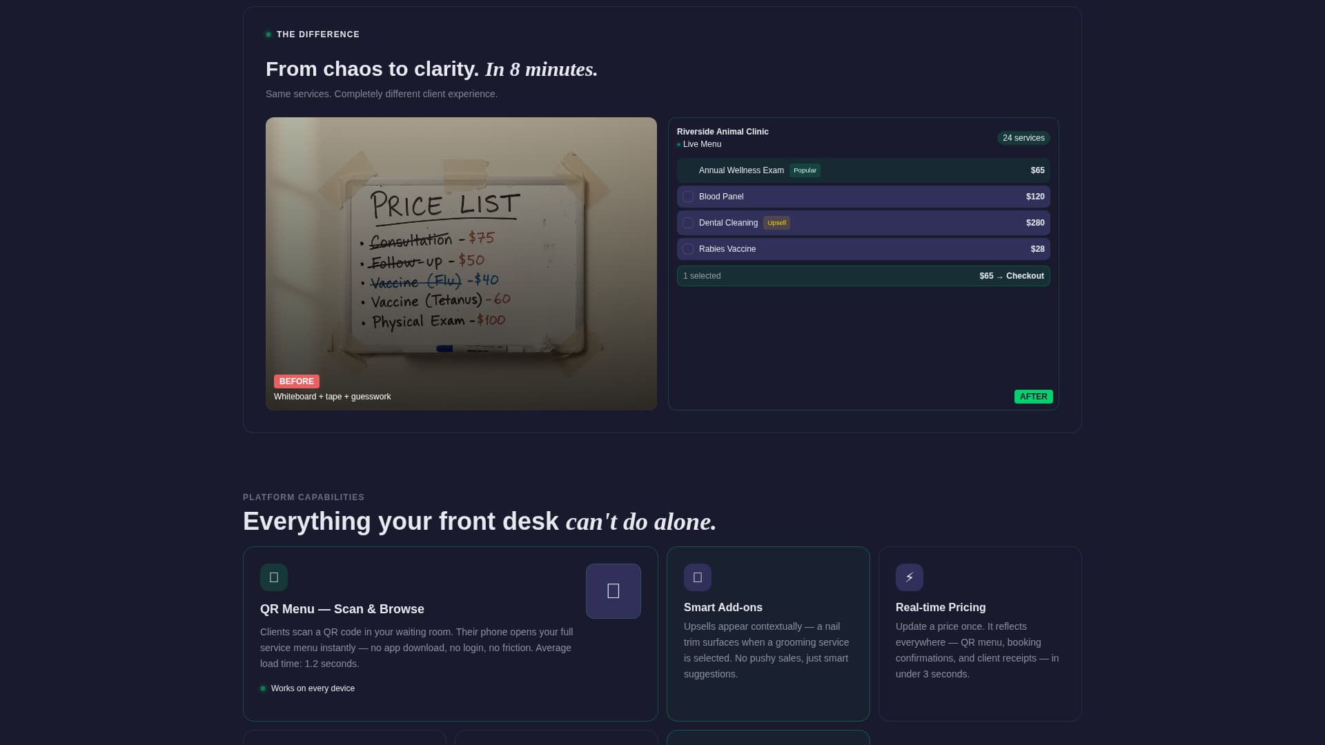 Pet Care Digital Presence Cost Estimator Website Template