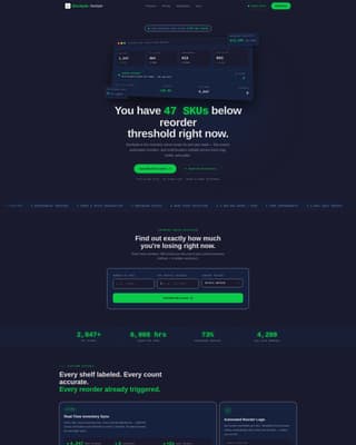 Stockpile - Powerful Inventory Landing Page Template