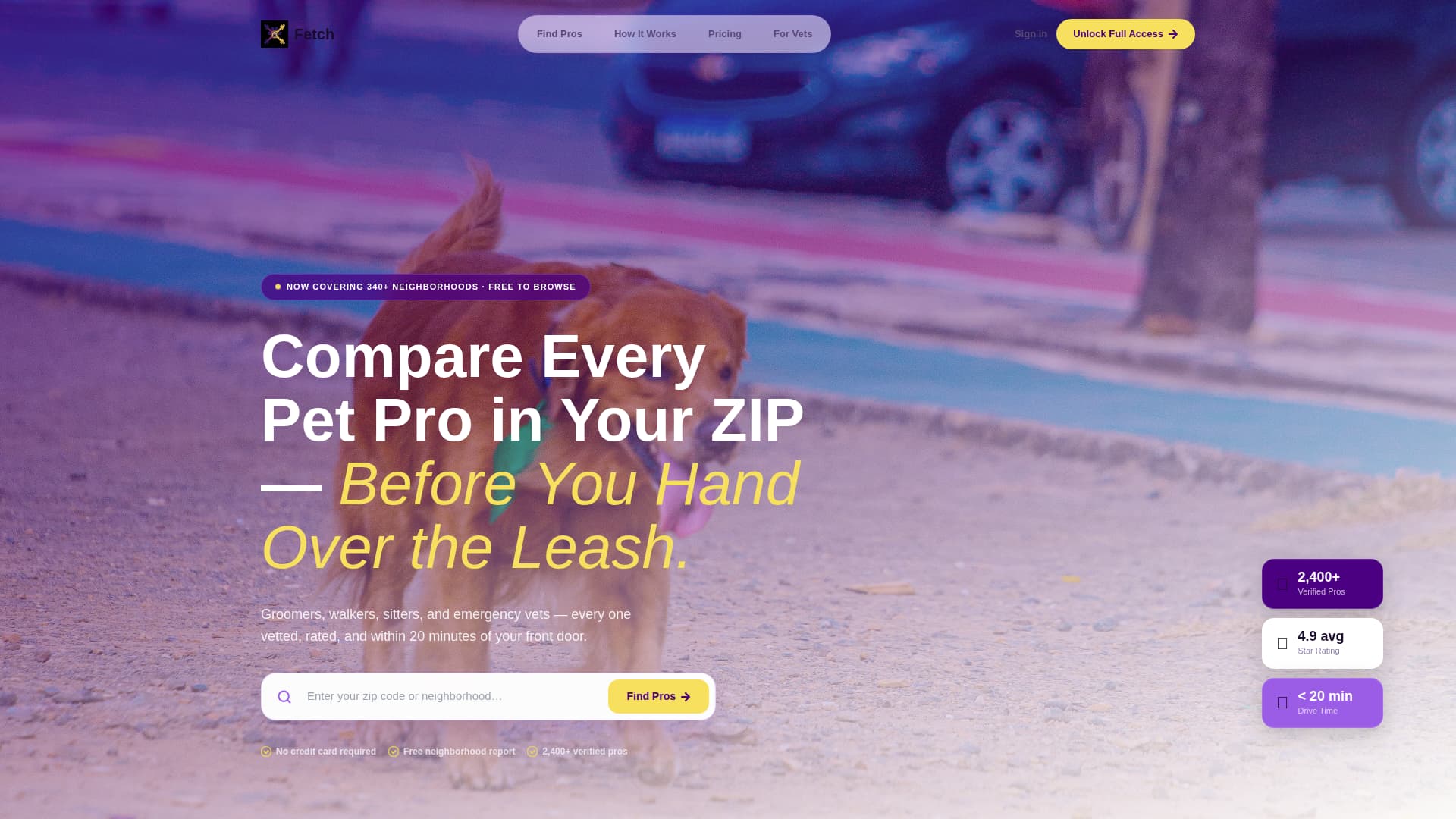 Specialist Pet Care Digital Presence Appointment Booking Website Template