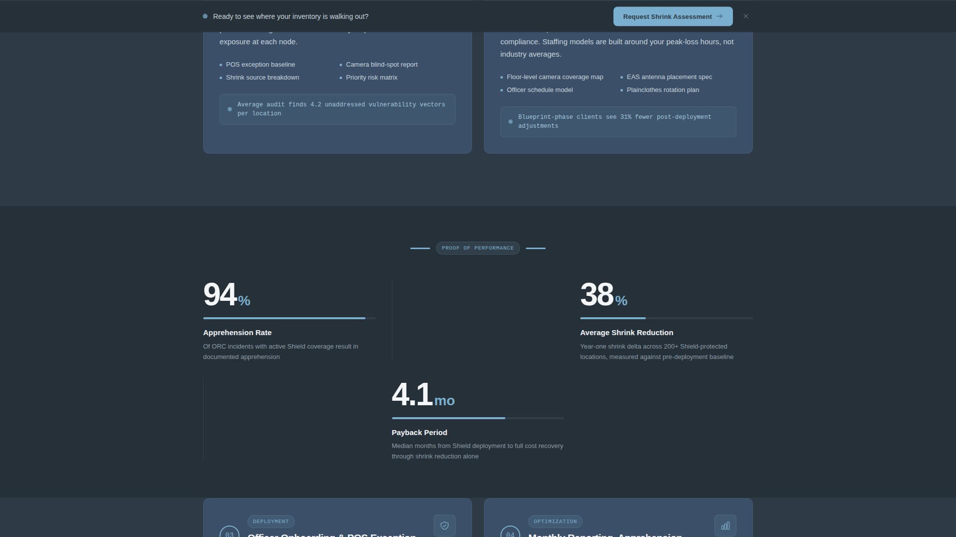 Shield - Trusted Retailsecurity Landing Page Template