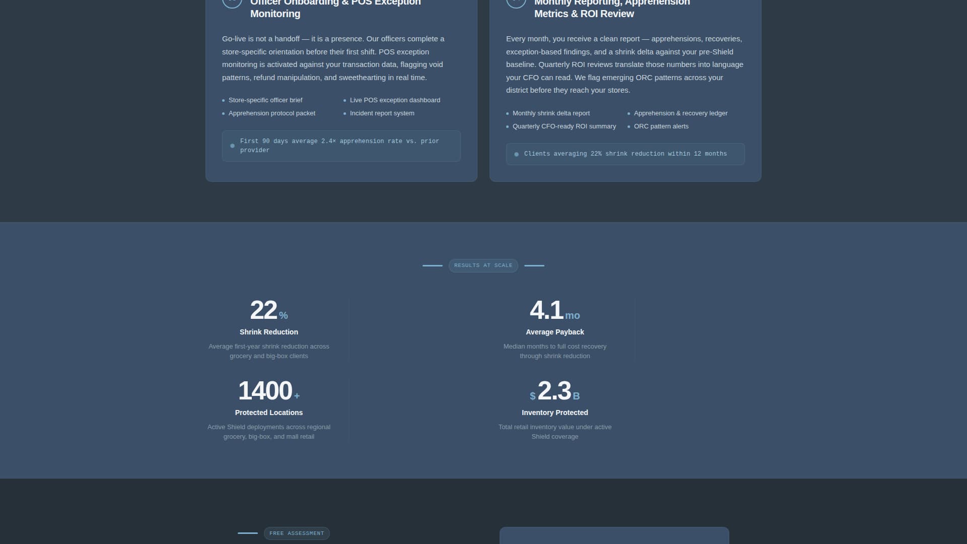 Shield - Trusted Retailsecurity Landing Page Template