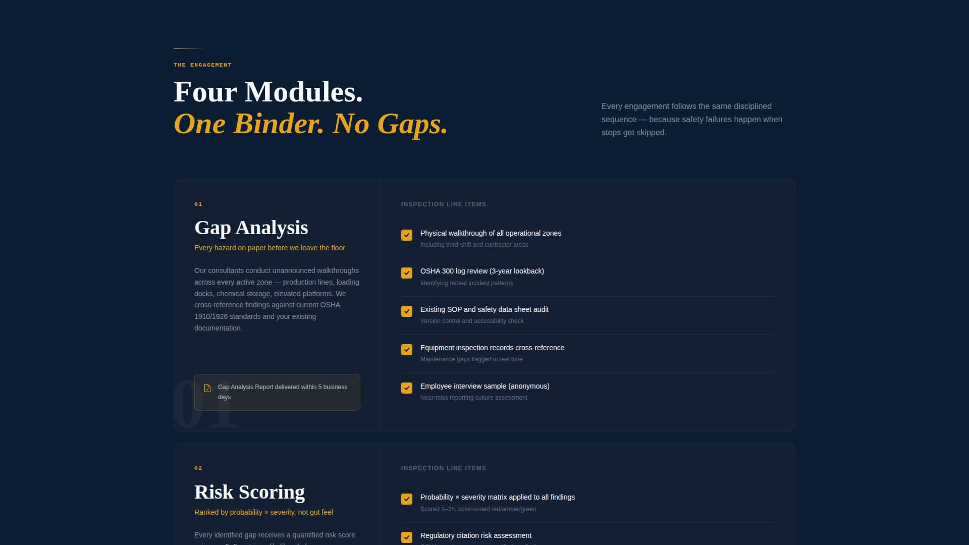 Comply - Authoritative Safetyconsulting Landing Page Template